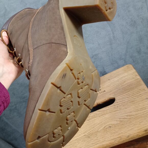 Timberland Women's Allington Lace-Up Ankle Booties Boots‎ 8  Brown - Picture 9 of 15